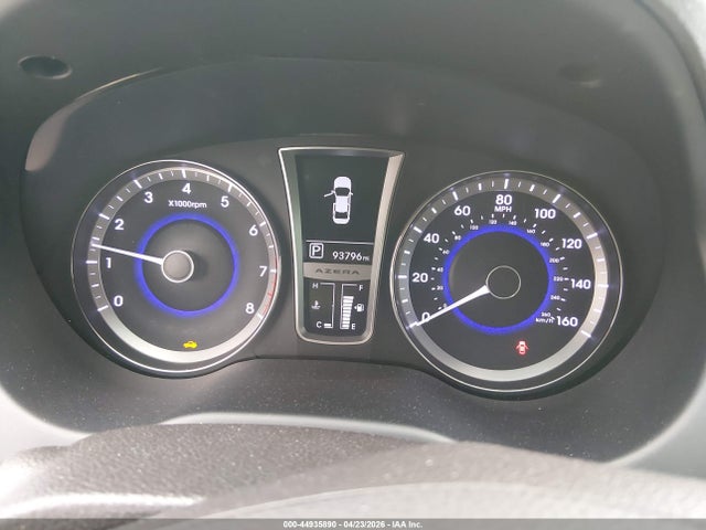 2012 Hyundai Azera მანქანა იყიდება აუქციონზე, vin: KMHFG4JG3CA160344, აუქციონის ნომერი: 44935890