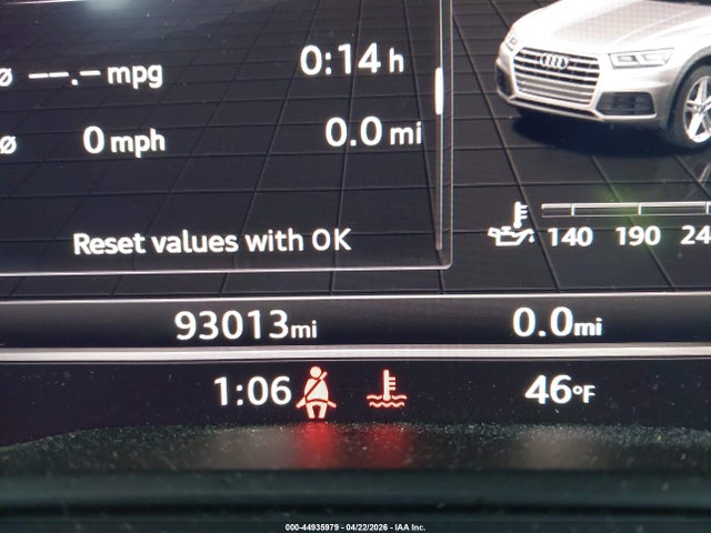 2018 Audi Q5 2.0t Premium/2.0t Tech Premium მანქანა იყიდება აუქციონზე, vin: WA1BNAFY7J2062332, აუქციონის ნომერი: 44935979