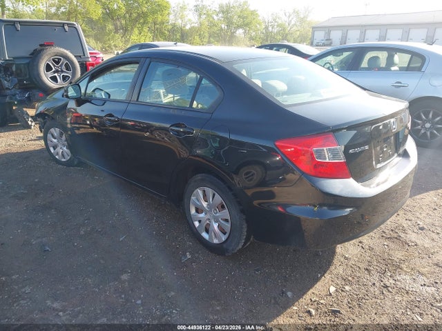 44936122 :رقم المزاد ، 19XFB2F58CE003887 vin ، 2012 Honda Civic Lx مزاد بيع