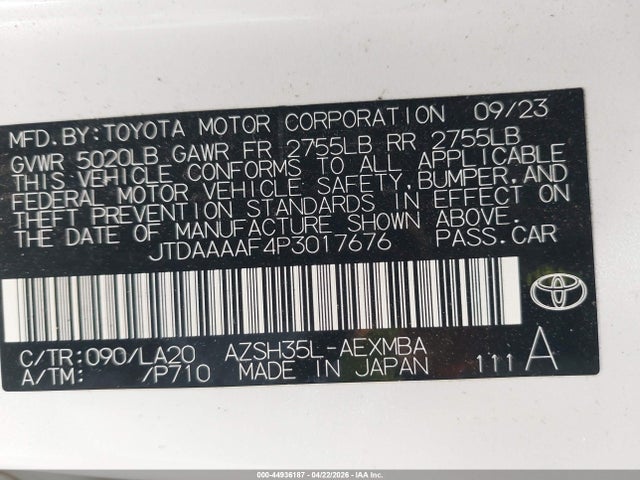 Toyota Crown Limited 2023 JTDAAAAF4P3017676 Image 9