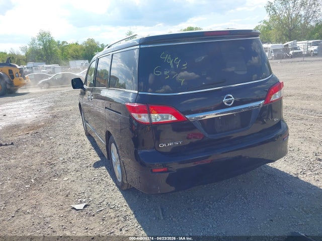 2011 Nissan Quest Sl მანქანა იყიდება აუქციონზე, vin: JN8AE2KP2B9004386, აუქციონის ნომერი: 44936374