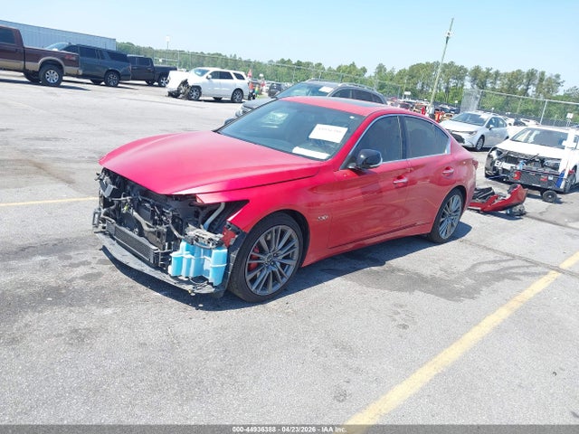 Auction sale of the 2019 Infiniti Q50 3.0t Red Sport 400, vin: JN1FV7AP5KM760679, lot number: 44936388