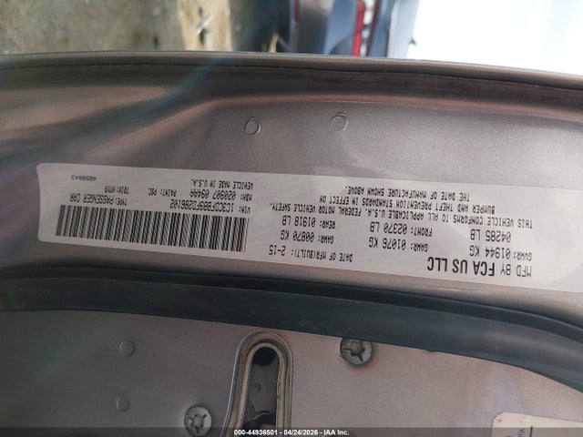 Dodge DART SXT 2015 1C3CDFBB9FD286102 Image 9