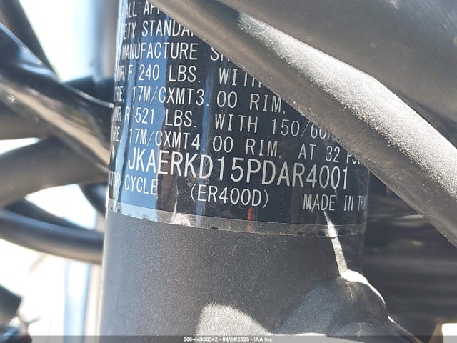 Kawasaki Er400 D 2023 JKAERKD15PDAR4001 Image 10