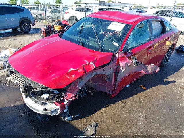 2022 Honda Accord Hybrid Sport მანქანა იყიდება აუქციონზე, vin: 1HGCV3F24NA025785, აუქციონის ნომერი: 44936597