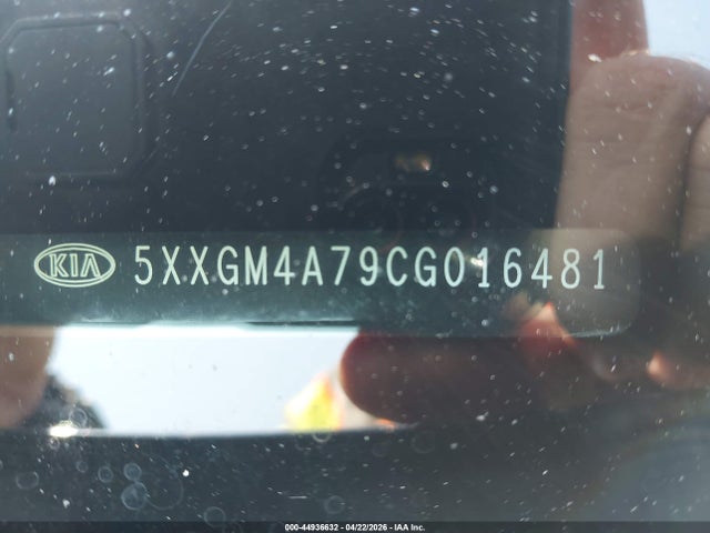 Aukcja sprzedaży 2012 Kia Optima Lx, vin: 5XXGM4A79CG016481, numer aukcji: 44936632