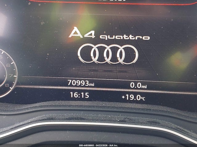 Продаж на аукціоні авто 2018 Audi A4 2.0t Premium/2.0t Tech Premium, vin: WAUENAF43JA140964, номер лоту: 44936665
