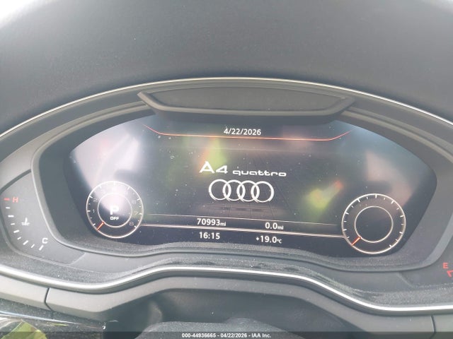 Продаж на аукціоні авто 2018 Audi A4 2.0t Premium/2.0t Tech Premium, vin: WAUENAF43JA140964, номер лоту: 44936665