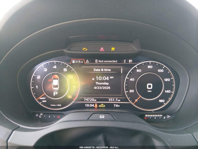Aukcja sprzedaży 2018 Audi A3 2.0t Premium/2.0t Tech Premium, vin: WAUAUGFF3J1091724, numer aukcji: 44936719