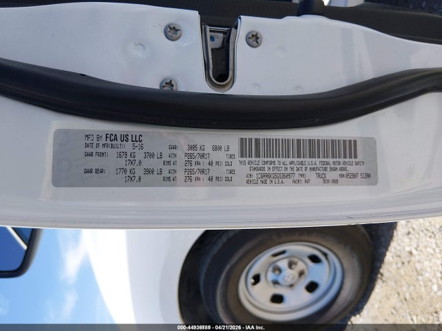 1C6RR6KG5GS360977 RAM 1500 Tradesman