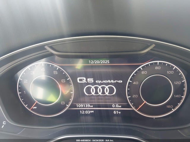 44936834 :رقم المزاد ، WA1BNAFY6J2007290 vin ، 2018 Audi Q5 2.0t Premium/2.0t Tech Premium مزاد بيع