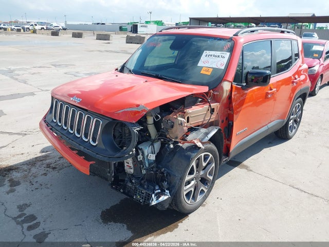 2016 Jeep Renegade Latitude მანქანა იყიდება აუქციონზე, vin: ZACCJABT4GPE29332, აუქციონის ნომერი: 44936836