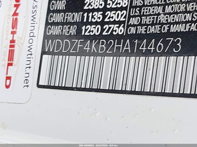 Продаж на аукціоні авто 2017 Mercedes-benz E 300 4matic, vin: WDDZF4KB2HA144673, номер лоту: 44936983