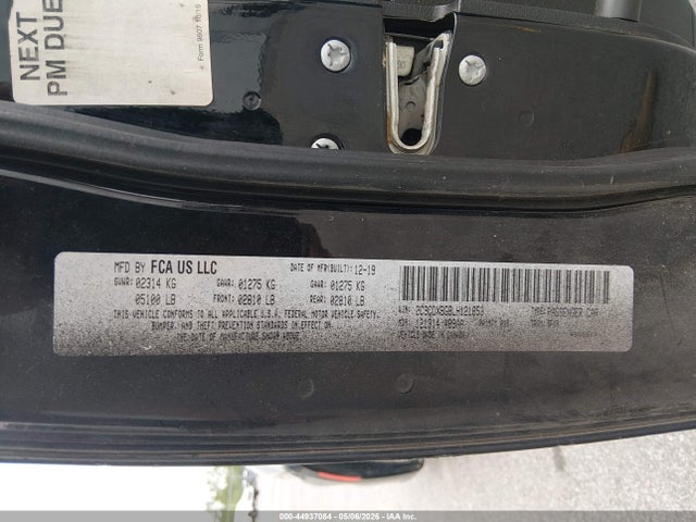 Продажа на аукционе авто 2020 Dodge Charger Sxt Rwd, vin: 2C3CDXBG8LH121853, номер лота: 44937084