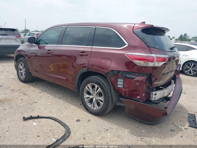 Aukcja sprzedaży 2015 Toyota Highlander Le Plus V6, vin: 5TDZKRFH7FS063685, numer aukcji: 44937097