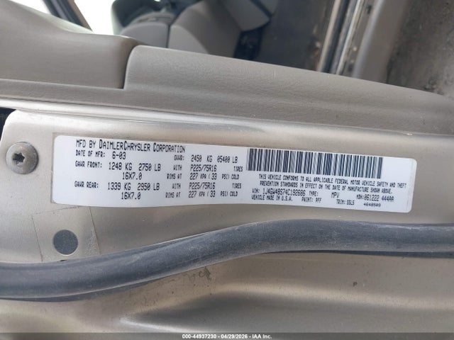Продаж на аукціоні авто 2004 Jeep Grand Cherokee Laredo, vin: 1J4GW48S74C192686, номер лоту: 44937230