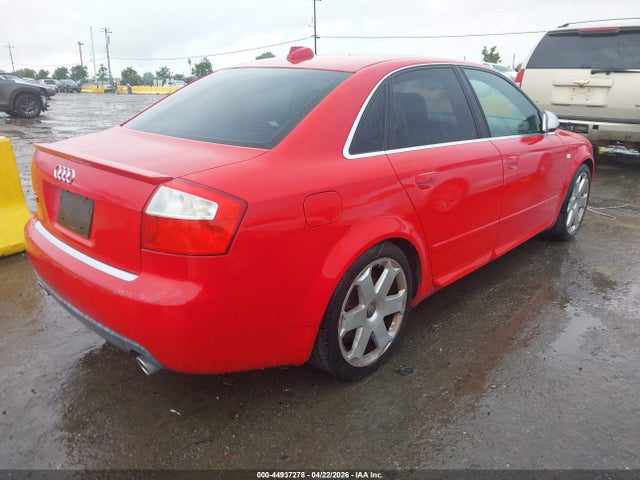 44937278 :رقم المزاد ، WAUPL68E94A277252 vin ، 2004 Audi S4 4.2 مزاد بيع