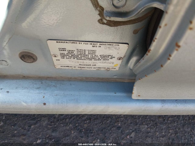 Продаж на аукціоні авто 1992 Subaru Legacy L, vin: 4S3BJ632XN6922804, номер лоту: 44937486
