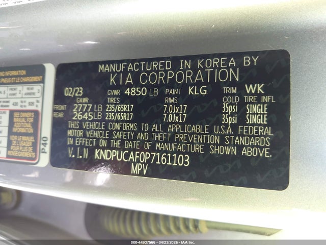 KIA Sportage Lx 2023 KNDPUCAF0P7161103 Image 9