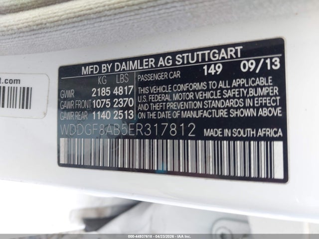 Aukcja sprzedaży 2014 Mercedes-benz C 300 Sport 4matic, vin: WDDGF8AB5ER317812, numer aukcji: 44937618