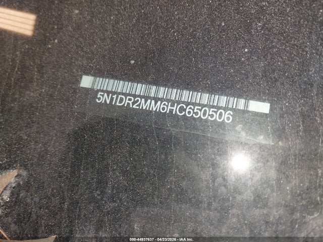 Продаж на аукціоні авто 2017 Nissan Pathfinder Sl, vin: 5N1DR2MM6HC650506, номер лоту: 44937637