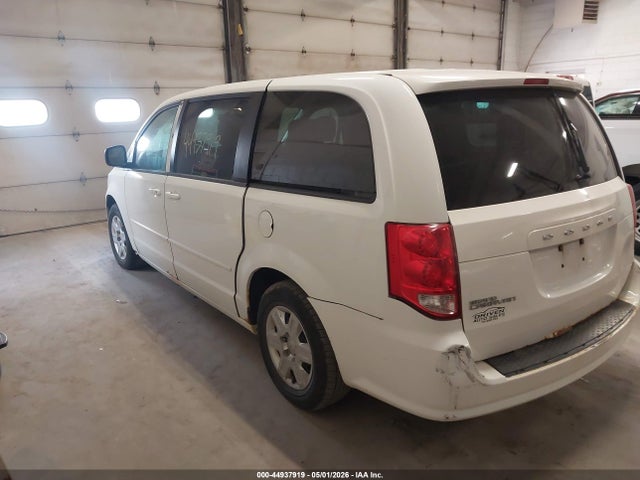 2012 Dodge Grand Caravan Se/avp მანქანა იყიდება აუქციონზე, vin: 2C4RDGBG6CR156052, აუქციონის ნომერი: 44937919