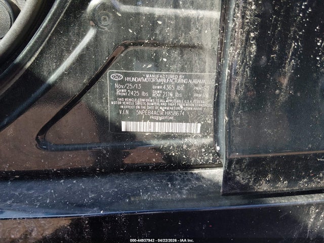 Продаж на аукціоні авто 2014 Hyundai Sonata Gls, vin: 5NPEB4AC9EH858674, номер лоту: 44937942