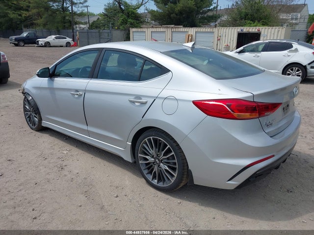2018 Hyundai Elantra Sport მანქანა იყიდება აუქციონზე, vin: KMHD04LB7JU544703, აუქციონის ნომერი: 44937956