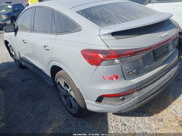 2024 Audi Q4 Sportback E-tron Prestige 50 Quattro მანქანა იყიდება აუქციონზე, vin: WA142BFZ4RP023311, აუქციონის ნომერი: 44937990