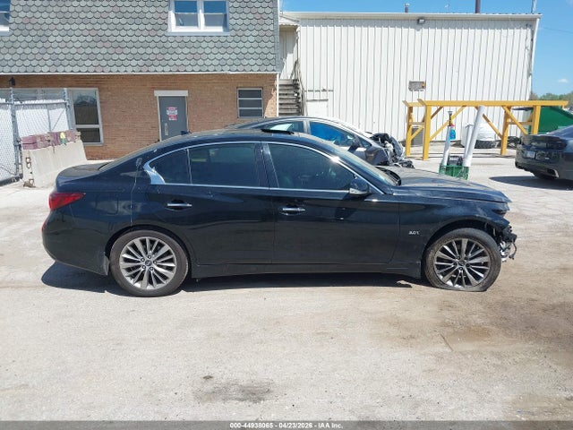 2018 Infiniti Q50 3.0t Luxe მანქანა იყიდება აუქციონზე, vin: JN1EV7AR0JM438513, აუქციონის ნომერი: 44938065
