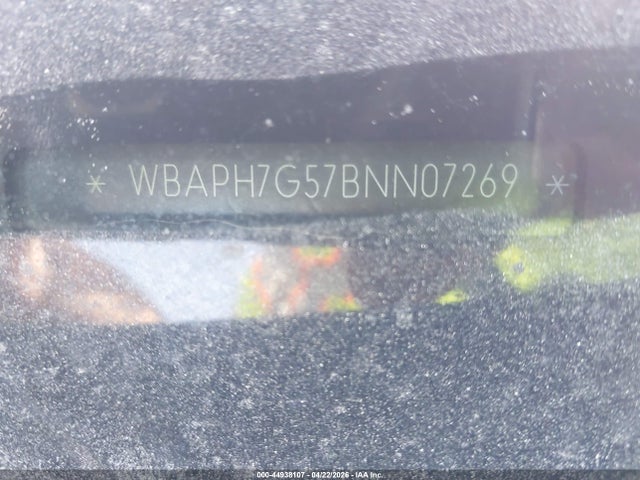 44938107 :رقم المزاد ، WBAPH7G57BNN07269 vin ، 2011 Bmw 328i مزاد بيع