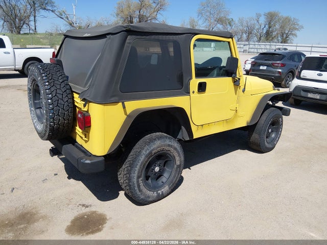 44938128 :رقم المزاد ، 1J4FA49S02P706845 vin ، 2002 Jeep Wrangler Sport مزاد بيع