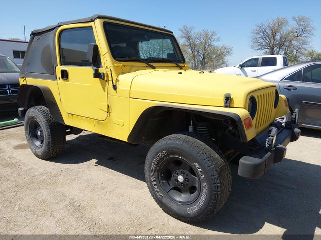 44938128 :رقم المزاد ، 1J4FA49S02P706845 vin ، 2002 Jeep Wrangler Sport مزاد بيع