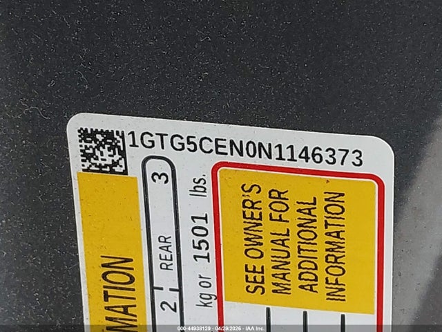 Aukcja sprzedaży 2022 Gmc Canyon 2wd  Short Box Elevation, vin: 1GTG5CEN0N1146373, numer aukcji: 44938129