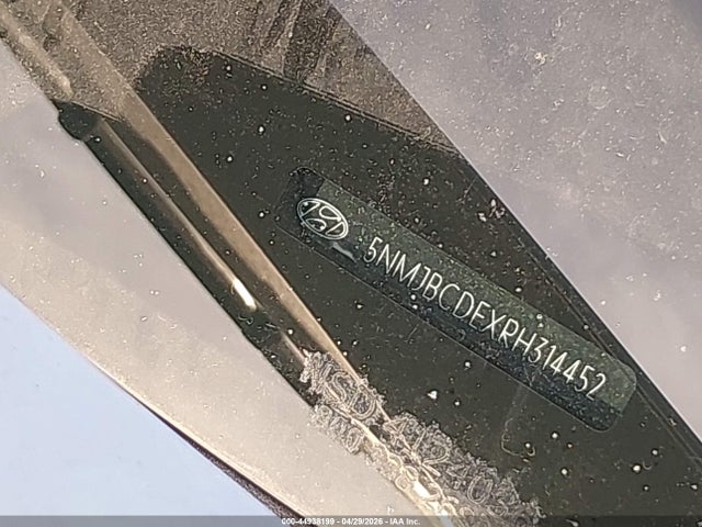 44938199 :رقم المزاد ، 5NMJBCDEXRH314452 vin ، 2024 Hyundai Tucson Sel مزاد بيع