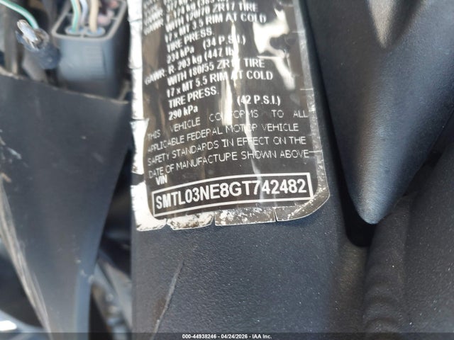 2016 Triumph Motorcycle Street Triple R/abs მანქანა იყიდება აუქციონზე, vin: SMTL03NE8GT742482, აუქციონის ნომერი: 44938246