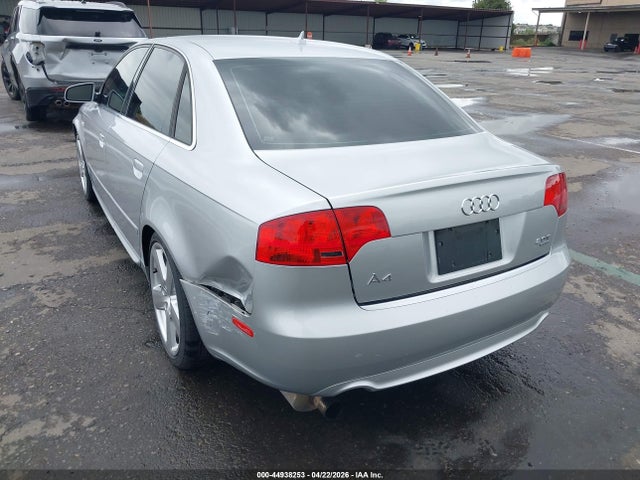 2008 Audi A4 2.0t/2.0t Special Edition მანქანა იყიდება აუქციონზე, vin: WAUDF78E78A160873, აუქციონის ნომერი: 44938253