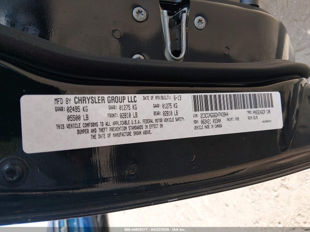 44938317 :رقم المزاد ، 2C3CCAGG6DH743944 vin ، 2013 Chrysler 300 300s مزاد بيع