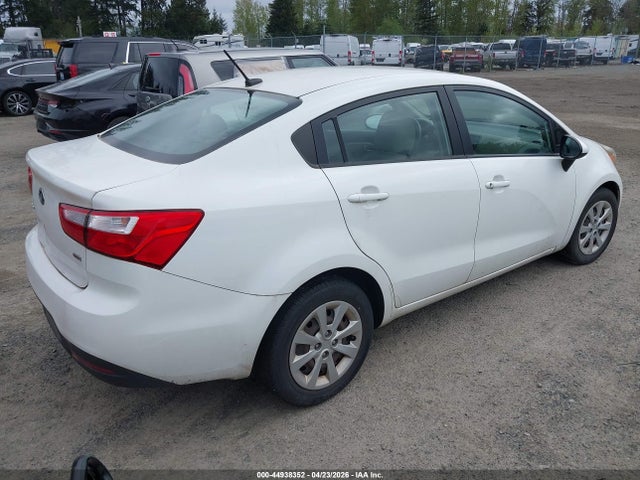 2014 Kia Rio Lx მანქანა იყიდება აუქციონზე, vin: KNADM4A30E6365480, აუქციონის ნომერი: 44938352
