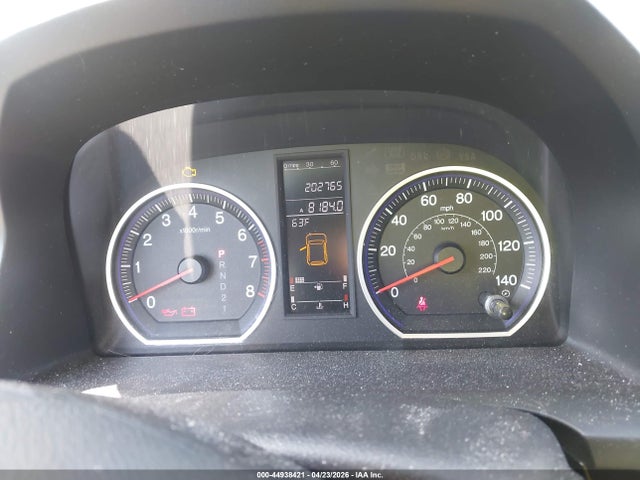 44938421 :رقم المزاد ، 5J6RE48739L029015 vin ، 2009 Honda Cr-v Ex-l مزاد بيع