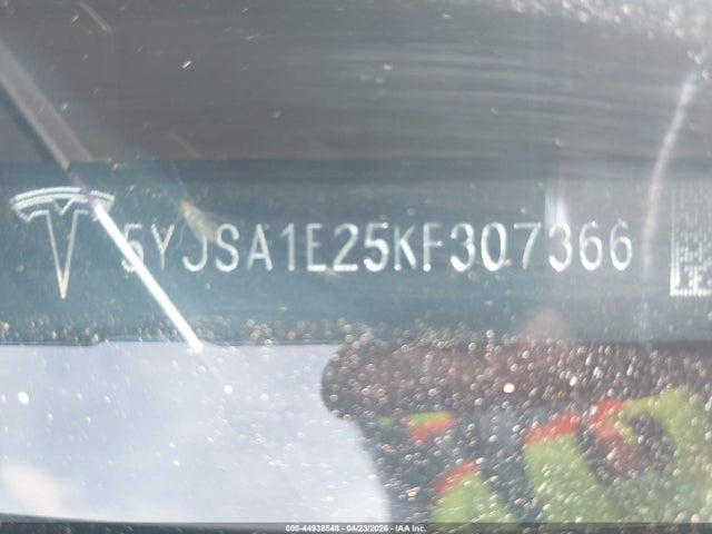 Tesla MODEL S 2019 5YJSA1E25KF307366 Image 9
