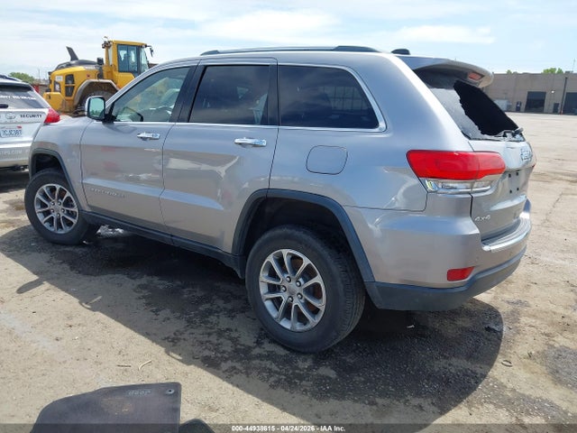 2016 Jeep Grand Cherokee Limited მანქანა იყიდება აუქციონზე, vin: 1C4RJFBG9GC423640, აუქციონის ნომერი: 44938615