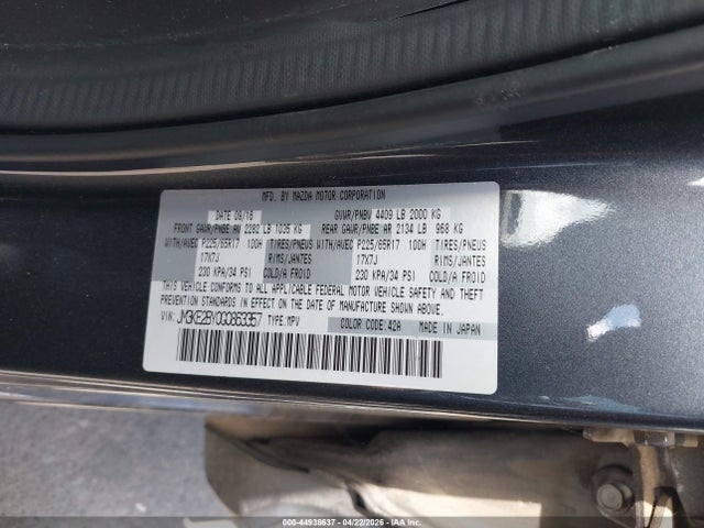 JM3KE2BY0G0863357 Mazda CX-5 SPORT