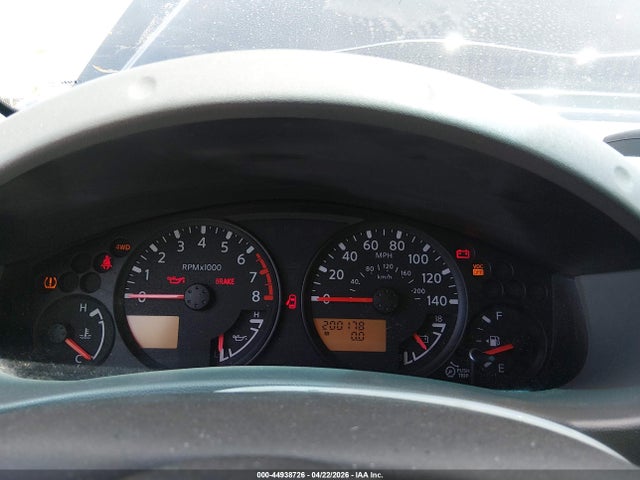 2006 Nissan Xterra S მანქანა იყიდება აუქციონზე, vin: 5N1AN08W96C544918, აუქციონის ნომერი: 44938726