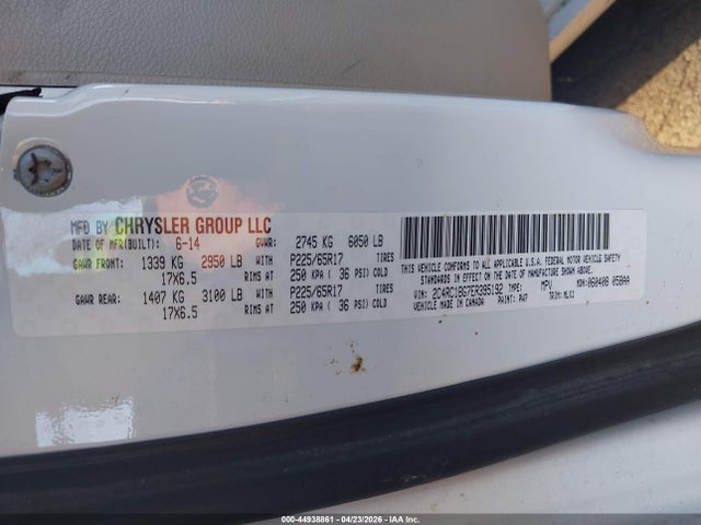 2C4RC1BG7ER395192 Chrysler Town &amp; Country Touring