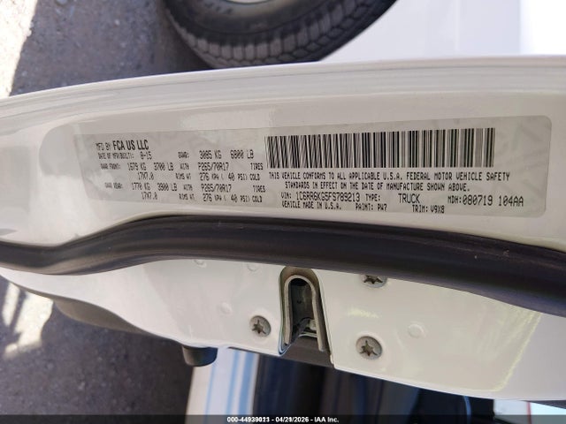1C6RR6KG5FS789213 RAM 1500 Tradesman