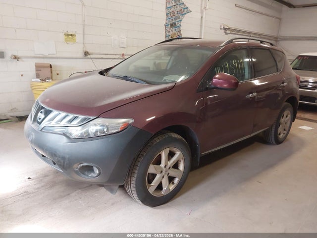 2009 Nissan Murano Sl მანქანა იყიდება აუქციონზე, vin: JN8AZ18W79W140375, აუქციონის ნომერი: 44939196