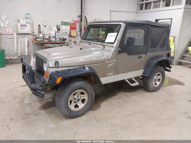 44939234 :رقم المزاد ، 1J4FA29P12P769582 vin ، 2002 Jeep Wrangler Se مزاد بيع