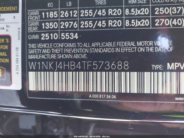 44939338 :رقم المزاد ، W1NKJ4HB4TF573688 vin ، 2026 Mercedes-benz Glc 300 4matic Coupe مزاد بيع