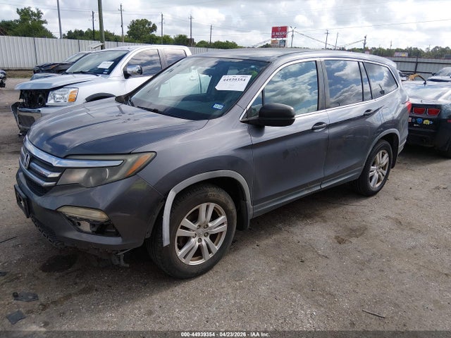 2017 Honda Pilot Lx მანქანა იყიდება აუქციონზე, vin: 5FNYF5H13HB002088, აუქციონის ნომერი: 44939354